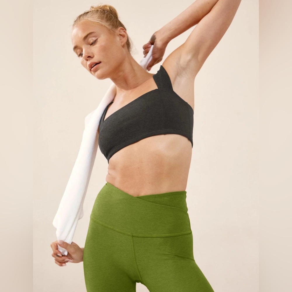 Beyond Yoga - Spacedye At Your Leisure High Waisted Midi Legging in Fern Green